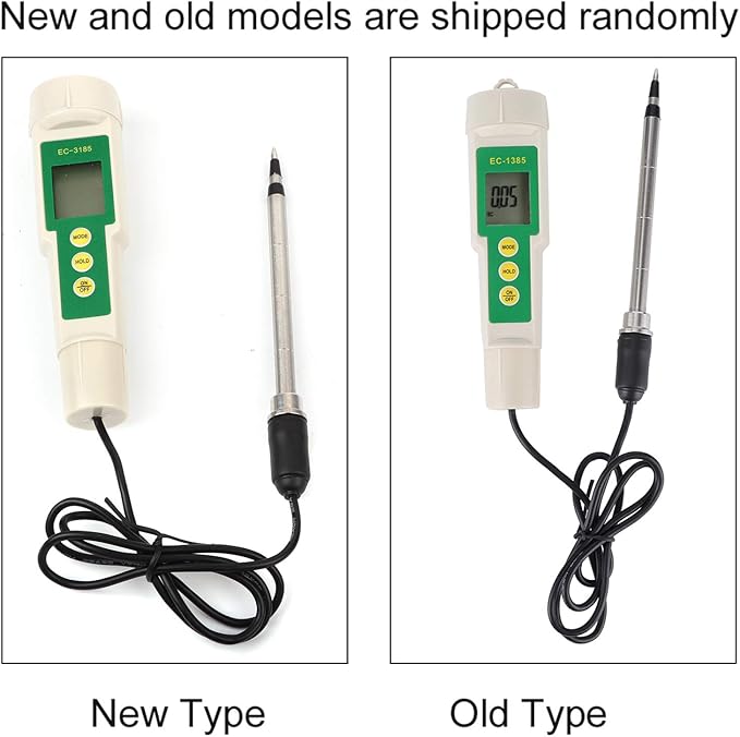 Fydun EC‑3185 Portable Soil ECTDSCF Tester Salinity Meter for Agricultural Horticultural Planting EC‑3185 Portable Soil ECTDSCF for Family