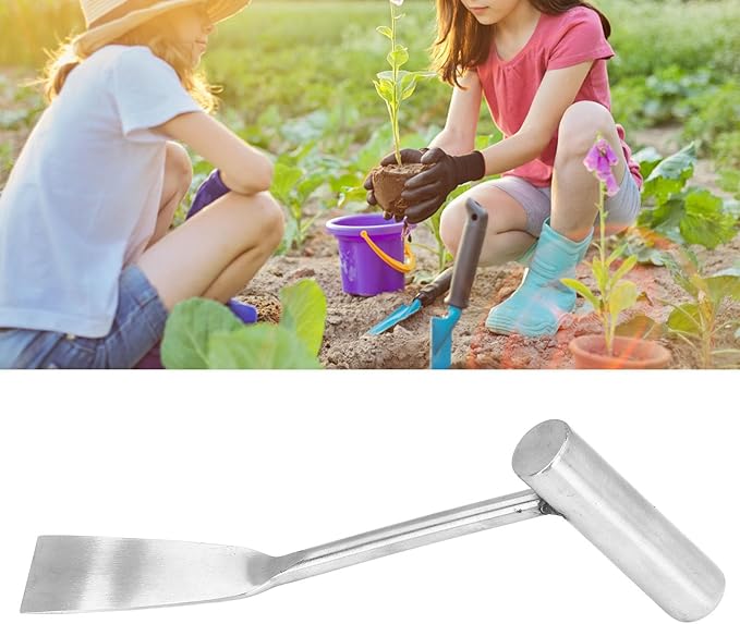 Garden Shovel Hand Trowel Spade Shovel, Stainless Steel Gardening Hand Tools for Planting Transplanting Weeding Digging(Width 39MM)