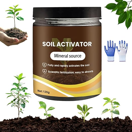 Soil Activator for Plants, 2025 New Soil Activated Treasure, Organic Soils Activator & Plant Fertilizer for Potting Mix, and Seedling Compost, Promote Plant Rooting (1Pcs)