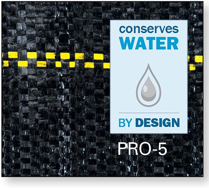 Dewitt Pro-5 Weed Barrier Fabric 5 oz, 6 x 250 Feet – Heavy-Duty Woven Landscape Ground Cover Mat for Raised Garden Bed, Greenhouse Gardening, Outdoor Landscaping, and Commercial Planting