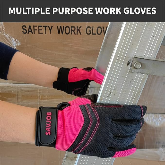 Safety Work Gloves for Men&Women,Utility Working Gloves,Mechanic Gloves,Yard Work Gloves,Performance Fit,Touchscreen