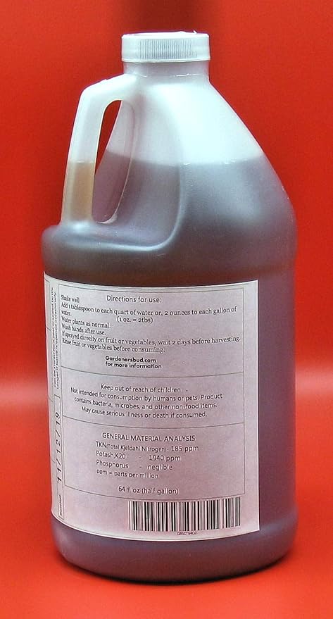 Super Compost Tea_P (64 oz - 1/2 Gallon) Natural and Organic for Plant Food, Nutrient, Fertilizer and Growth Efficiency