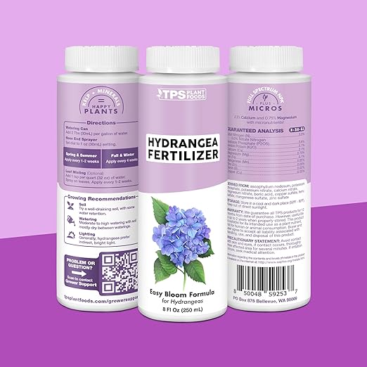 Hydrangea Fertilizer for Acid Loving Plants, Liquid Plant Food, 1 Gallon (128 oz)