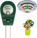 Adoric Soil Meter, 3-in-1 Soil PH/Moisture/Fertility Garden Soil Tester for Plants, Home, Farm, Lawn, Farm, Indoor & Outdoor (No Battery Needed)