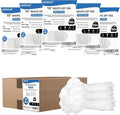5000pcs 10Inch White Cable Tie,Nylon Zip Ties,Industrial Grade,50 Pounds Tensile Strength,UV Resistant,Heavy Duty,for Home,Garden Trellis,Office,Garage and Workshop