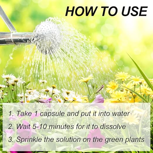 Liquid Plant Food, 1.05 oz All Purpose Liquid Plant Food, Flower Potting Green Leaf Growth Nutrient Solution, Plant Fertilizer Supplement for House Plants, Flowers, Vegetables Succulents