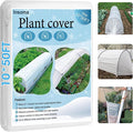 Insoma 1.1oz/yd Plant Covers Freeze Protection,10 * 50ft Floating Row Cover for Garden, Frost Plant Blanket for Winter Frost/Sun Pest Protection