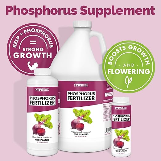 TPS NUTRIENTS Phosphorus Fertilizer for Plants, Boosts Rooting, Growth, Blooming and Flowering, Liquid Plant Food, 32 oz (1 Quart)