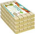Legigo 1 Inch Rockwool Cubes Seed Starter Plugs for Hydroponics, RockWool Planting Grow Cubes for Hydroponic Tower Garden Soilless Cultivation Plants Germination Cutting Clone (4 Sheet, 200 Plugs)