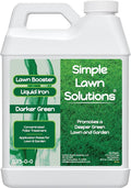 Simple Lawn Solutions - Liquid Iron Fertilizer Darker Green - Micronutrients - Concentrated Lawn Fertilizer for Turf Grass, Indoor Plants and Outdoor Garden - Half Gallon (64 Ounce)