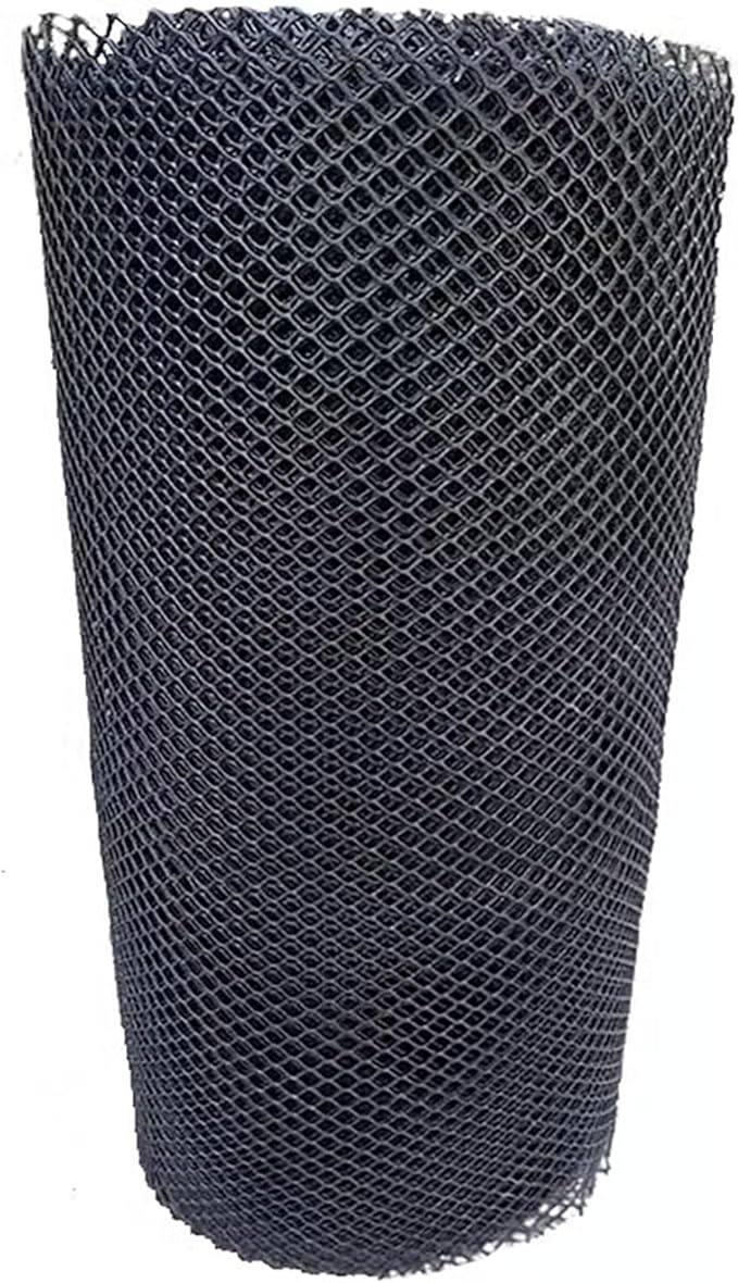 Upgraded Plastic Chicken Wire Fence Mesh 0.7in Poultry Animal Barrier Fence Garden Netting for Farm Poultry Chicken Netting Width 3.3ft(Size:65'L x 3.3'W Roll,Color:Black)