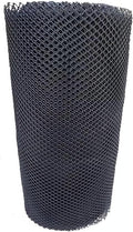 Upgraded Plastic Chicken Wire Fence Mesh 0.7in Poultry Animal Barrier Fence Garden Netting for Farm Poultry Chicken Netting Width 3.3ft(Size:33'L x 3.3'W Roll,Color:Black)