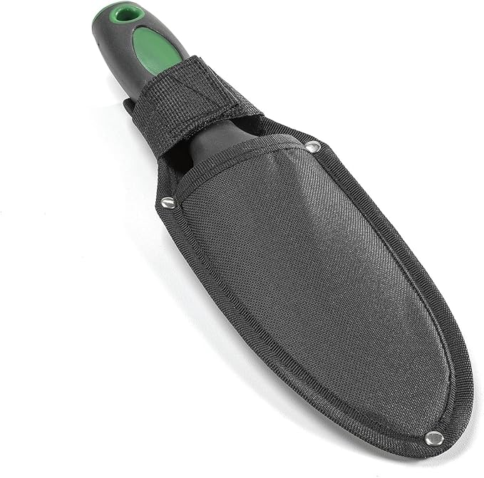 Edward Tools 5-in-1 Hori Hori Garden Knife with Sheath - Heavy Duty Stainless Steel Blade - Multi-Function Planter, Weeder, Saw, Cutter, Sickle - Ergonomic Grip for Comfort - Gardening Essential Tool