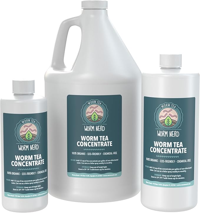Worm Nerd’s Worm Tea Concentrate for Gardening, 1pt