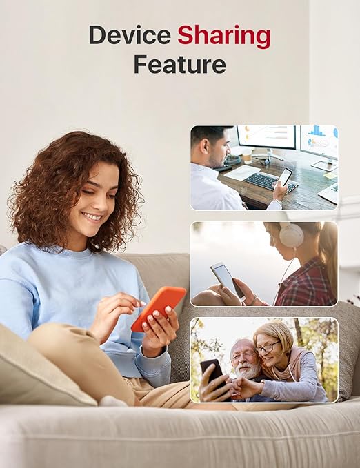 X-Sense Indoor WiFi Thermometer Hygrometer, Room Thermometer with App Control, Temperature Sensor for House, Bedroom, Wine Cellar, Basements, SBS50 Base Station Required (Not Included)