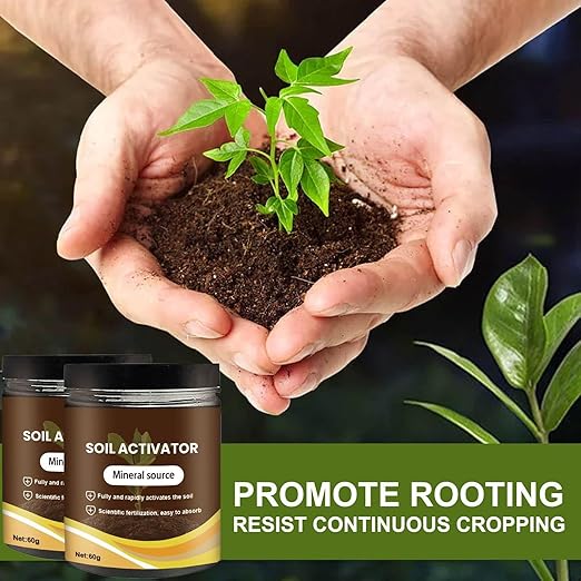Soil Activated, 2025 Organic Soil Activator & Plant Fertilizer for Raised Garden Beds, Dirt Health Booster, Liquid Fertilizer for Indoor & Outdoor Plants for Raised Garden Beds, Potting Mix (2PC)