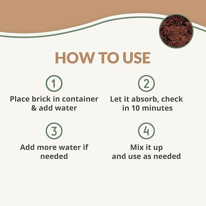Coco Coir + Organic Perlite + Mycorrhizal Root Inoculant + Worm Castings + Neem Meal Fertilizer - All Natural Plant Fertilizer & Potting Soil Mix - Organic Coco Coir for Plants, Flowers, & Gardening