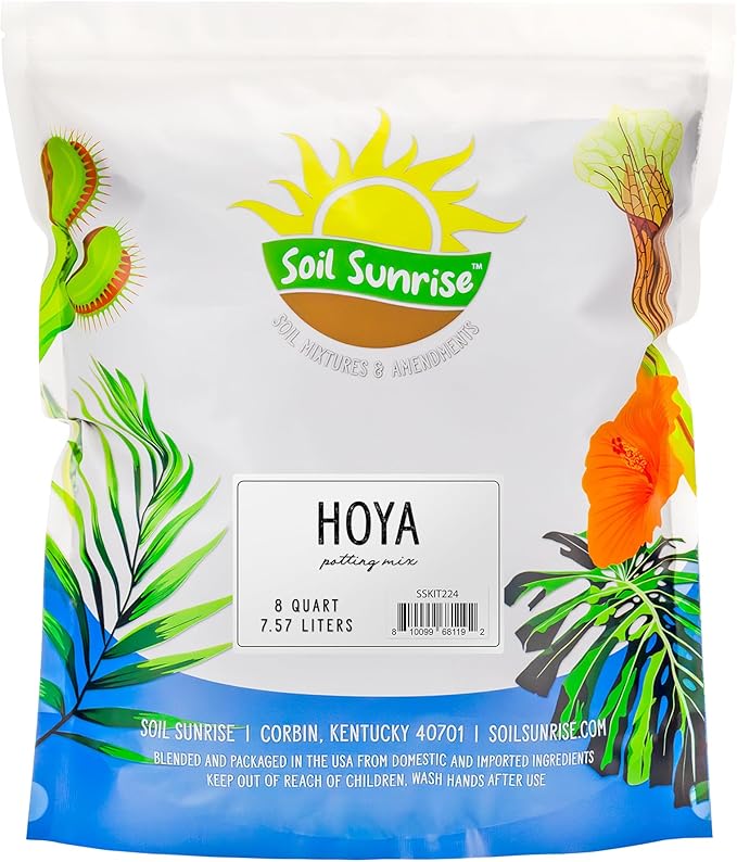 Soil Sunrise Hoya Plant Potting Soil Mix (8 Quarts) Custom Blend for Growing Hoya Tropical Houseplants