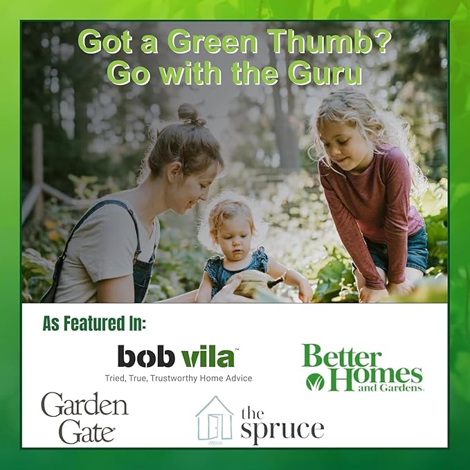 Garden Guru Super Strong Titanium Garden Scoop Trowel Shovel Transplanter - Rust Resistant - Ergonomic Handle - Perfect Hand Shovel for Gardening Transplanting and Digging (2 Pack)