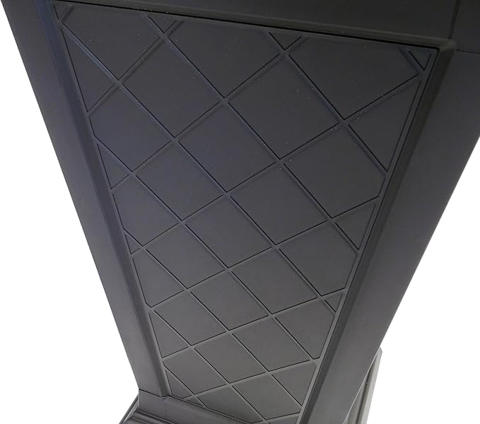 FCMP Outdoor - Modemmo Argyle Self-Watering Planter (2 Pack), Black