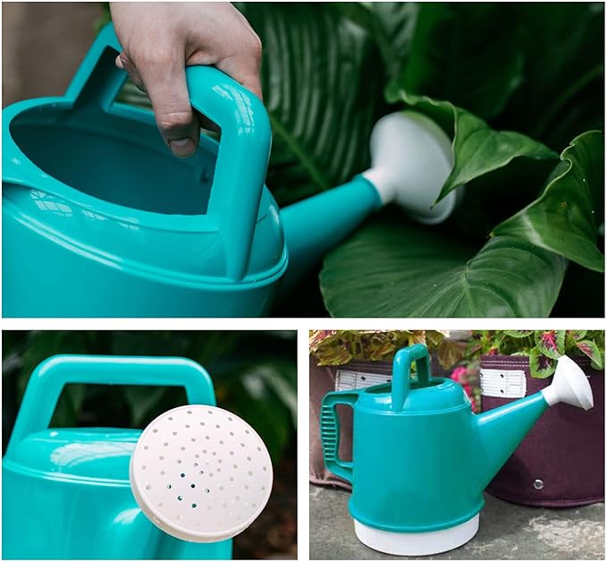 Bloem Watering Can Deluxe 2 Gallon (256 Fl Oz) Earthy Yellow