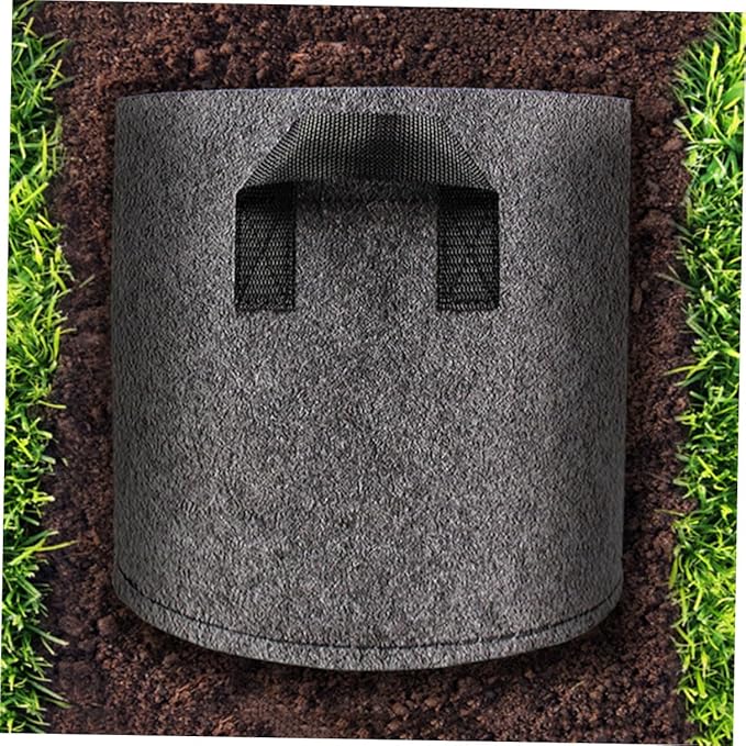 NUOBESTY 6pcs 3 Gallon Non-Woven Plant Nursery Grow Bags for Gardening, Thickened Fabric Planting Pots, Vegetable and Flower Seedling Containers, Reusable Garden Grow Bags