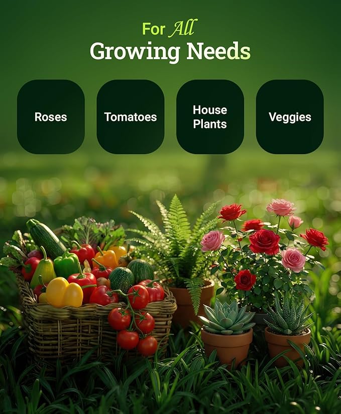 FoxFarm Grow Big Liquid Plant Food - Bloom Fertilizer for Flowers, Fruits, and Vegetables, Perfect for Indoor & Outdoor Potted Plants, NPK 6-4-4 (Quart)