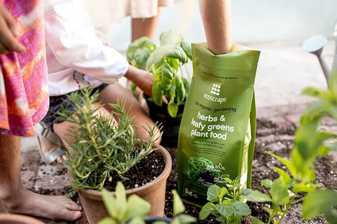 for Organic Gardening Herbs and Leafy Greens Plant Food, 4 lbs