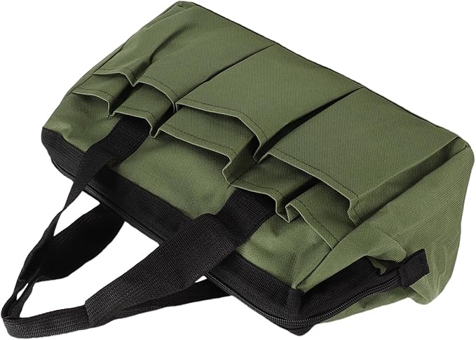 Dpofirs 11-Pocket Tool Organizer Bag | Standable Foldable Oxford Tote For Garden Tool Storage