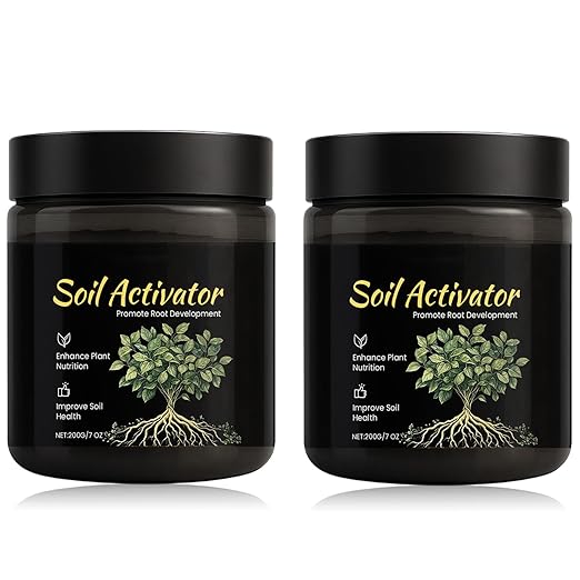 Soil Pro Activator for Plants, Organic Soil Pro Activators and Plant Fertilizers, Lawn & Garden Soil Conditioner, Promotes Root Growth & Nutrient Uptake (2Pcs)