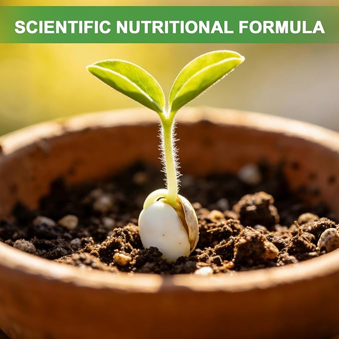 Organic Seed Starter Soil and Potting Mix 1qt ，100% Natural,Promotes Rapid Rooting & Germination
