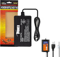 iPower 4X7 Inch Reptile Heat Pad Under Tank Heater Terrarium Warmer Heating Mat and Digital Thermostat Controller for Turtles Lizards Frogs and Other Small Animals