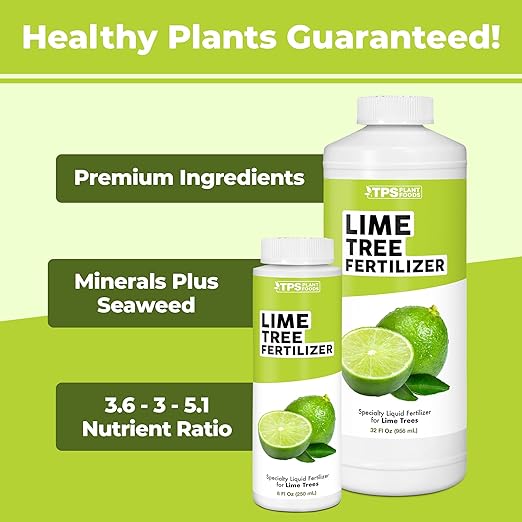 Lime Tree Fertilizer for All Lime and Citrus Trees, Liquid Plant Food 1 Gallon (128oz)