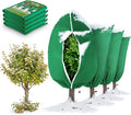 5Pcs Plant Frost Protection Covers 23.6x31.5 Inches – Reusable Breathable Freeze Blankets with Drawstring, Waterproof Non-Woven Fabric Frost Cloth for Winter Plant, Shrub, Tree, and Garden Protection