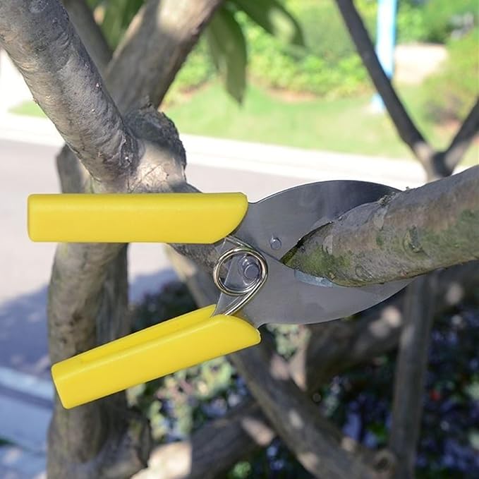 2 PCS Ring Barking Cutter Scissor Professional Grafting Tool Plant Cutters Girdling Shear Garden Tree Ring Cutter for Potted Plant Fruit Tree Orchard