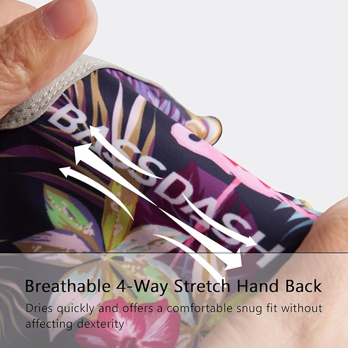BASSDASH ALTIMATE UPF 50+ Women’s Fishing Gloves UV Sun Protection Fingerless Gloves for Kayaking Paddling Hiking Cycling Driving Shooting Training