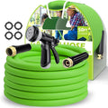 Lefree Garden Hose, Flexible Water Hose with 10 Function Nozzle, Heavy Duty, Sturdy, Drinking Water Safe, All-weather, Outdoor Hose with Kink Resistance, Burst 600 PSI