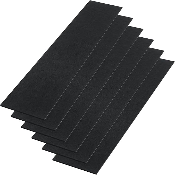 Willinglong 6 Pcs 12-Cell Replacement Capillary Mats, Self Watering Seed Starting Tray Watering Mat for Indoor Greenhouse Gardening (18.5 x 3.54 Inches)