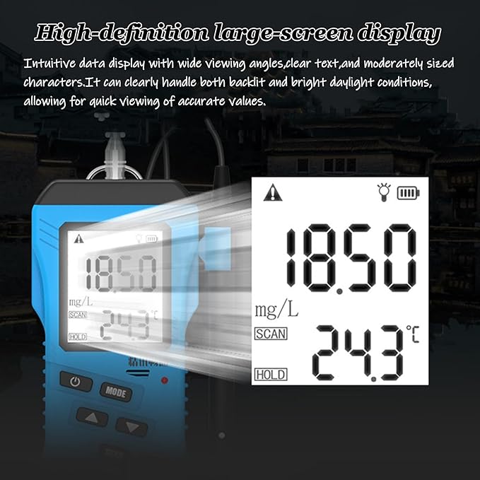 7 in 1 Soil Tester, NPK Nutrient PH Moisture Conductivity EC Meter, High Accuracy Digital Sensitive Fertility Test