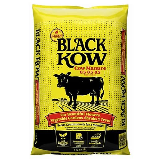 Black Kow Nitrogen Phosphate Composted Cow Manure and Fertilizer for Soil, Flowers, Potted Plants, Raised Beds, and Compost Tea, 1 cu ft/ 28L