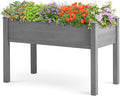 48x24x30 Raised Garden Bed with Legs, Elevated Wooden Planter Box for Outdoor Plants Outdoor