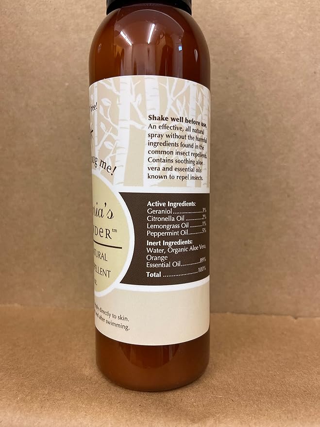 Victoria's Lavender Don’t Bug Me Insect Spray - Natural Insect Spray for Kids - Ideal for Outdoor & Indoor Protection - DEET Free with Essential Oils, Aloe Vera & Eucalyptus, Made in USA – 2 Oz + 4 Oz