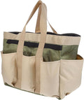 Alipis Garden Tool Container and Portable Oxford Cloth Garden Tote Bag with Multi-pocket Storage for Outdoor Gardening Tools Organizer