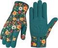 Tavaleu Gardening Gloves for Women, Thorn Proof Puncture Resistant Leather Garden Gloves, Breathable Working Gloves