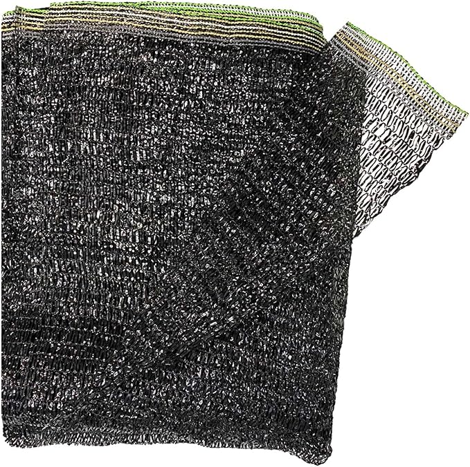 Cool Area 55% 6.5x20ft Sunblock Shade Cloth Cover Mesh UV Resistant Net for Garden Flower Plant Greenhouse, Black