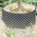RooTrimmer Air Pruning Containers, 25 Gallon Air Pruning Planters, 100 Liter 20" X 20" D/H Special Packing Interlocked Large Air Root Pruning Planters for Big Tree Grow Outdoor, Black, 5 Packs