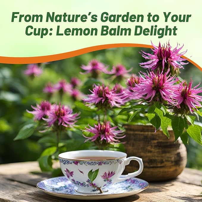 Outsidepride Lemon Bee Balm Seeds - 1 lb. Annual, Easy to Grow & Pollinator Friendly Monarda Citriodora Flower Seeds for Planting Fragrant Lavender Pink Blooms, Ideal for Teas & Potpourri