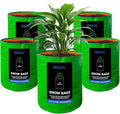 5 Pack 7.5 Gallon Grow Bags Plant Pots 12x12 inch, Reusable Planter Bags,Durable Fabric Pots Plant Grow Bags for Vegetables Mushrooms, Potatoes, Breathable Woven Grow Bags