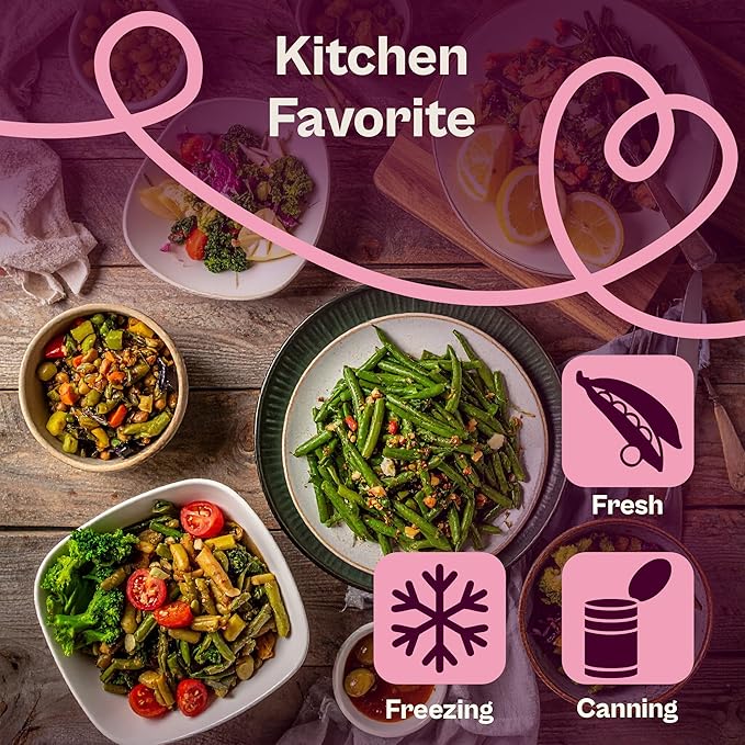 SVI 50 Blue Lake 274 Bush Green Bean Seeds (Phaseolus vulgaris) – Bush Beans Seed Packets, String Beans – Heirloom Vegetable Seeds for Outdoors, Home Garden & Containers
