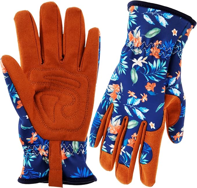 Gardening Gloves, Breathable Polyester Fiber Garden Gloves